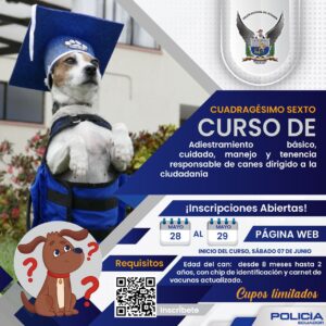 Curso de adiestramiento canino policia nacional del ecuador